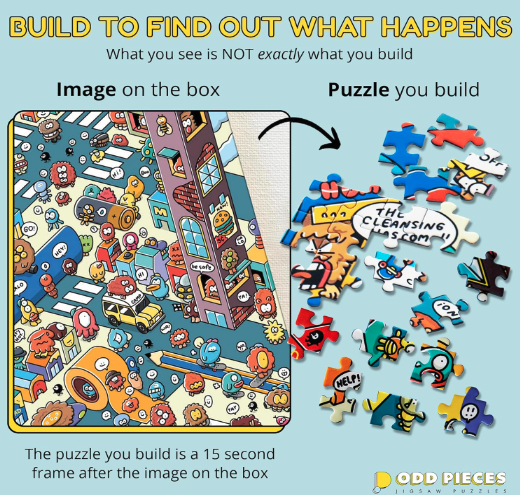 Odd Pieces Mystery Jigsaw Puzzles -Turbo
